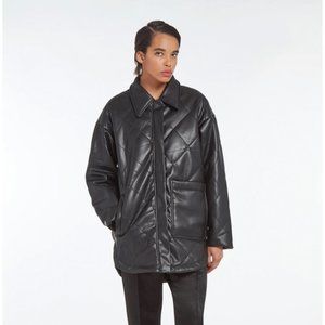 NWT Apparis Stevie Noir Quilted Vegan Leather Jacket
